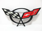 Dc-1121b Gm Corvette Front Bumper Emblem Oem Original Part
