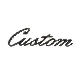 D0tz-9925622-dbk Dennis Carpenter Inc Bed Side Panel Nameplate Emblem Satin Black Custom 1970-72 Ford Truck