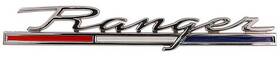 Tr16228e Dennis Carpenter 1967-69 Ford F-series Truck Styleside Bed Side Panel Emblem Inch Ranger