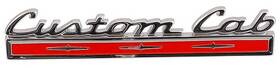 Tr16228f Dennis Carpenter 1967 Ford F-series Truck Bed Side Panel Emblem Inch Custom Cab