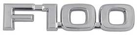Tr16229e Dennis Carpenter 1980-81 Ford F-100 Truck Fender Emblem Inch F100