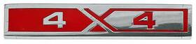 Tr16229q Dennis Carpenter 1983-86 Ford F-series Truck/1984-88 Bronco Ii/ranger Tailgate Emblem Inch 4 X