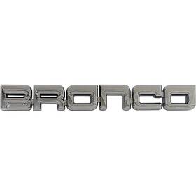 Tr16720s Dennis Carpenter 1987-91 Ford Bronco Front Fender Emblem Chrome