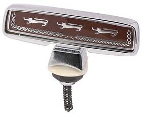 Tr16850c Dennis Carpenter 1976-79 Ford F-series Truck Hood Ornament Wreath With 3 Lions Brown