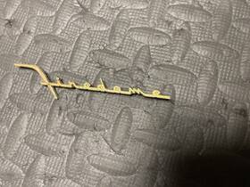 1685819 Desoto Vintage Gold Firedome Speaker Dash Interior Emblem Oem