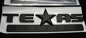 Em-0020 Digiart International Texas Edition Emblem 3d Abs Matte Black Finish