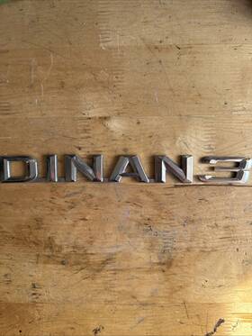 D710-0100 Dinan Genuine 3 Bmw Emblem Badge Used E21 E30 E36 E34 E24 E32 E31 #6