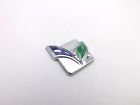Dm5z-9942528-a Ford Hybrid Chrome Leaf Emblem Rear Trunk Badge Genuine Oem