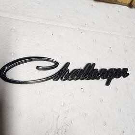 03444938 Dodge Vintage Challenger Emblem Badge
