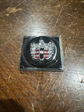 1522506 Dodge 1953 Mayfair 2 Door Quarter Belt Roof Sail Emblem
