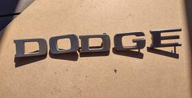 1783467-1783470 Dodge 1961-1971 D-series Sweptline Hood Letter Emblems