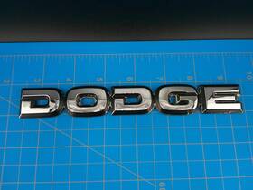 1821180 Dodge Chrome Emblem Nameplate Badge Oem Vintage Truck Car Classic Mopar