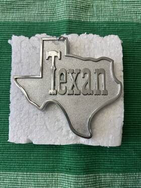 1844711 Dodge Vintage Texan State Automobile Nameplate. Nos. Circa 1950s 60s