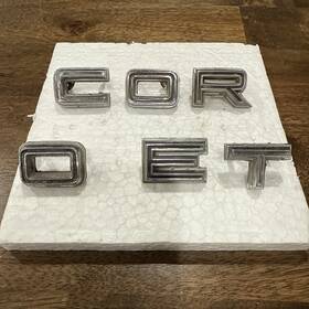 2240626 Dodge 2240619 1967 Coronet 500 Quarter Panel Block Letter Emblems Read
