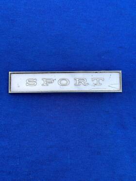 2963770 Dodge Mopar 1972-75 Dart Sport Oem Fender Emblem Pls Read Description