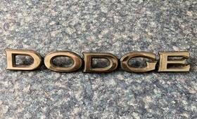 4084778 Dodge 63259 1979-1985 Ram Pickup Hood Emblem Metal Chrome Script 3 Posts 4084778 Dodge 63259 1979-1985 Ram Pickup Hood Emblem Metal Chrome Script 3 Posts