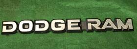 4214413 Dodge 1981 - 1994 Truck Ram Tailgate Panel Emblem Aluminum Metal