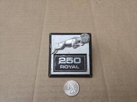 4214478 Dodge Oem 1981-1993 Ram 250 Royal Passenger Right Fender Emblem Badge