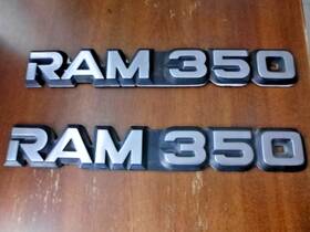 55034136a-002 Dodge 1992 Ram Van - Door 350 Emblem Pair