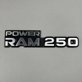 55034141 Dodge 1991-1993 Power Ram 250 Front Fender Emblem Badge Nameplate Oem