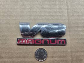 55078057aa Dodge Oem Ram Dakota V8 Magnum Engine Emblem Badge Logo Nameplate