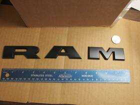 68577357aa Dodge 2025-2026 Truck Black Ram Emblem