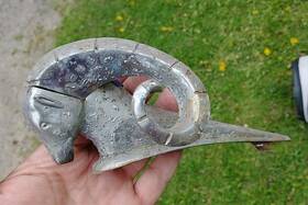 1456249 Dodge Mopar 1951 1952 1953 Rare Truck Hood Ornament Ram Power Wagon Dpcd