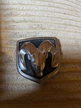 Pm49 Dodge 2007-2012 Oem Ram Emblem Logo Symbol Decal Chrome/black