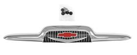 Em1275 Dynacorn Chevy Pickup Emblem Hood 56 With Hardware