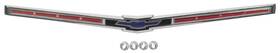Em1733 Dynacorn Chevy Impala Hood Emblem With Chrome Bezel 1965