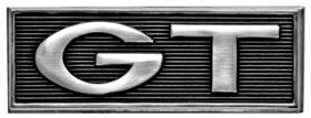 Em3643 Dynacorn Ford Mustang Gt Emblem Nameplate 1968
