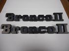 E4tz16228 Ford New Bronco Ii Front Fender Emblems Black Pair