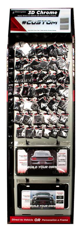 12609868 Elektroplate Custom Chrome Letter Badge Wing Panel Prepack Display Part