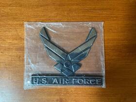 Elektroplate 617353549478 U.s. Air Force Chrome Metal Auto Emblem Wings Officially Licensed