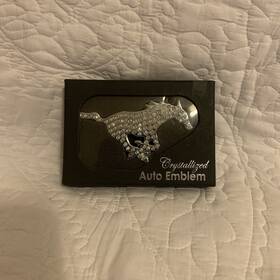 Elektroplate 696675998874 Crystallized Auto Emblem - Smu Mustangs Pre-owned