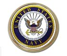 Elektroplate United States Us Navy Seal Color Chrome Metal Premium