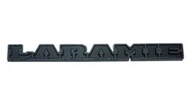 Embroom 717211916906 1pc 2019 2020 Laramie Emblem 3d Badge Tailgate Rear Nameplate Sticker Black