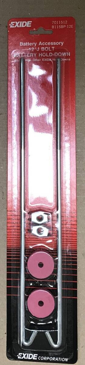 B115bp-12e Exide 12 Inch J Bolt Battery Hold-down 7011512