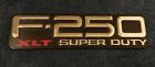 F81b-16b114-ra Ford Xlt Super Duty Side Fender Emblem Oem