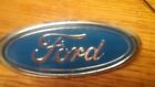 F8ab-5442550-ca 1395 Ford Blue And Chrome Exterior Car Emblem Badge Nameplate Oem