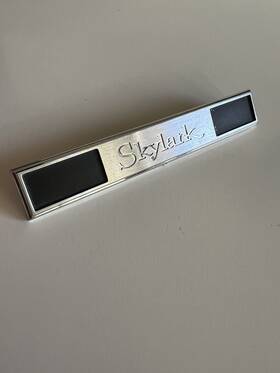 8713787 Factory/oem Buick Skylark Gm Door Panel Emblem #