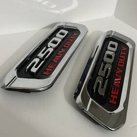 P68362209ac Factory/oem Two Genuine 2019-2024 Dodge Ram 2500 Heavy Duty Left And Right Hood Emblems