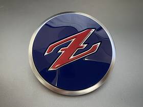 S-pr-003 Factory Spirit 23 24 25 Nissan Z Blue Pillar Emblem Full Face Covers Red Inserts Rz34 400z
