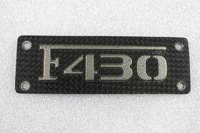68872700 Ferrari F430 Coupe Spider Carbon Fiber Dash Vent Plate Used P/n