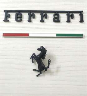 61025000 Ferrari 84706300 939030 Sf90 Italy Badge&rear Horse Badge Script Brand New