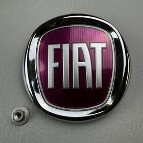 68073863ab Fiat 2012-2017 500 Front Bumper Emblem Badge Logo Chrome Silver Oem