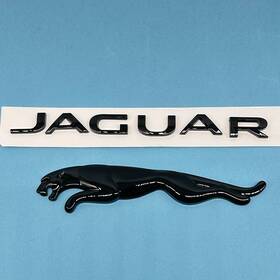 86756453546789 Fits For Jaguar Models Rear Tailgate Emblems Set Xf Xj Xk Xjr Xjs E X S Type 3d Sticker Decal Black