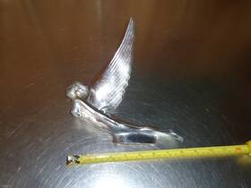 Fg101125 Flying Goddess Vintage Chrome Godess Hood Ornament