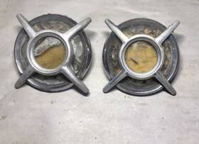 C0ab-62517a20a Fomoco 61 1961 Ford Galaxie Sail Panel Rear Emblem Ornament Starliner Oem Driver Cond