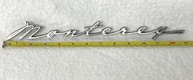 C3mb-16098-a Fomoco Original 63 4 Mercury Monterey Emblem Driver Passenger Side Oem Fender 19 Lh Rh
